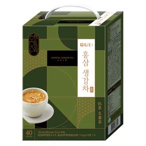 Damtuh 丹特 紅蔘生薑茶, 18g, 40條, 1盒