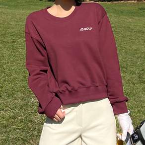 FASHIONFULL 女式 GOLF F 圓形字母運動衫 28819