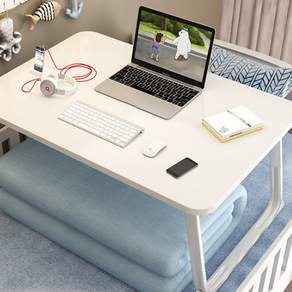 多功能折疊床桌基本款 L, 木質白色