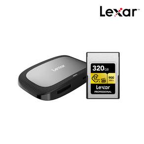 Lexar 雷克沙 Professional CFexpress Type A 卡 + 讀卡器, 320GB