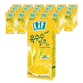 LiF 玉米牛奶, 180ml, 24入