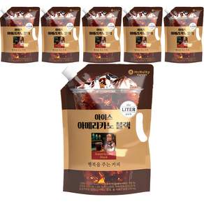 McNulty Coffee 袋裝冰美式黑咖啡組, 1L, 6入