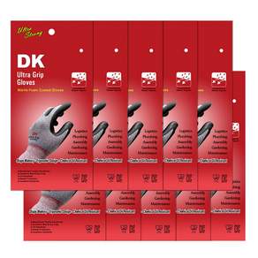 DKGoldenGlove KC 認證 NBR Ultra Grip 塗層手套 10 雙, 混色, 10組