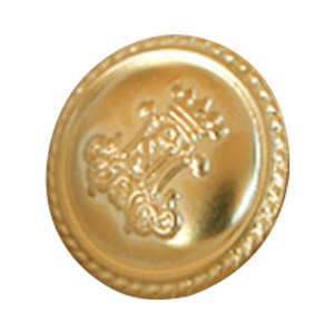 바로크 25mm 금장 단추, 6개