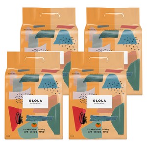 오로라 스킨핏 팬티형 기저귀 남녀공용, 특대형(XL), 88매