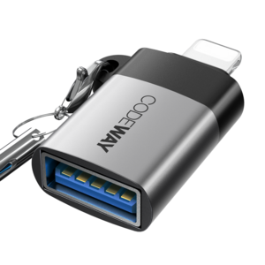 코드웨이 USB A otg 변환젠더 C타입, OTG-A-to-8pin, 1개
