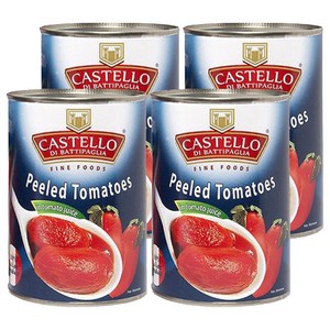 카스텔로 필드 토마토 통조림, 400g, 4개