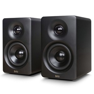 브리츠 블루투스 v5.3 홈스튜디오 모니터 스피커, 블랙, BR-Monitor6