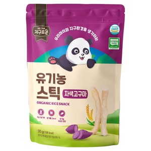지구로운 유기농 아기 과자 스틱, 1개, 30g, 자색고구마