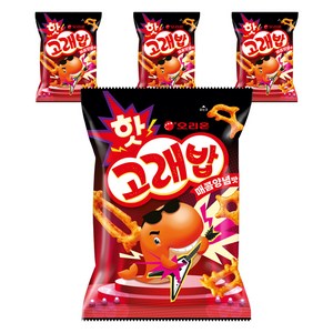 오리온 핫고래밥 매콤양념맛, 56g, 4개