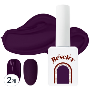 레블리 젤네일 컬러젤, A10 Wicked queen, 10ml, 2개