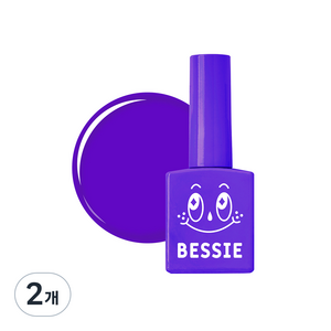 베씨 컬러 젤 11ml, 보라 악마, 2개
