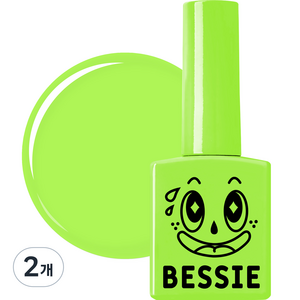 BESSIE 네온 젤네일 컬러 젤, 2개