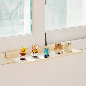 하이라인 써니씰 걸이형 철제 다용도 창틀선반 400, 아이보리, 1개
