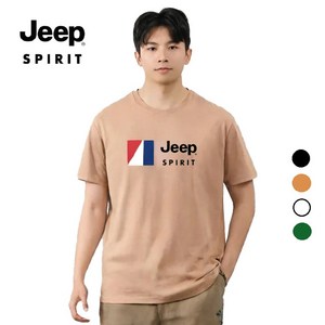JEEP spirit (지프스피릿) 반팔티셔츠 남성 여성 남자 여자 반팔티 면 T2021-9