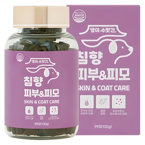강아지 피부병 곰팡이성 피부염 피부영양제 발습진 아토피 모낭충 댕이수랏간 침향 피부&피모 100g, 1개, 피부/피모, 99정