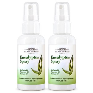 캔들앤솝 아로마 유칼립투스 스프레이 60ml, 2개