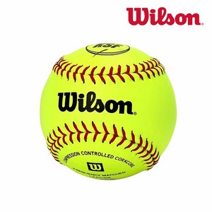윌슨 KSF 오피셜 경식 소프트볼 WTA9611K 낱개, 1개
