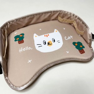 카시트 트레이 차량용 테이블 휴대용 트레이 고양이, 1개