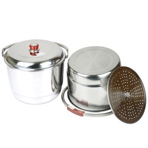 업소용 다용도 스텐 들통 1호 25cm 찜기겸용 빨래솥, 없음, 미니(22cm), 1개