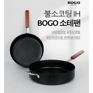 불소코팅 IH소테팬 인덕션/직화 후라이팬 궁중팬 코팅팬, 소테팬24
