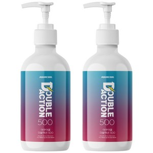 아쿠아쿨 더블액션 500 500ml / 쿨+핫 이중케어 리커버리 젤크림, 2개
