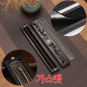 흑단 향통 박스형 인센스 홀더 나무향통 향케이스 향보관함 휴대용 인센스받침 향꽂이, Branches 가지