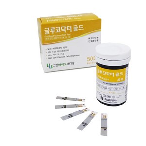 글루코닥터골드 혈당검사지 측정지 시험지 50매, 1개, 50개입