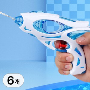 투데이리빙 6P 세트 권총 미니 워터건 여름 물놀이 장난감 워터밤 워터파크 물총 다용도 워터 피스톨 목욕 놀이 완구, 6개, R98749A(혼합색상