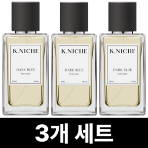 케이니치 다크블루 남자 여자 향수 오드퍼퓸, 3개, 100ml