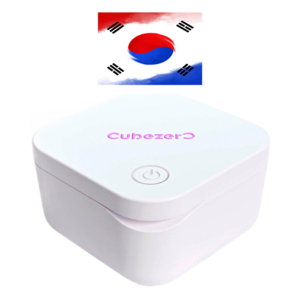 큐브제로 렌즈 세척기 버전2 소프트렌즈 전용 / 99.9멸균 특수3d입체 모듈 국내 공인 기관 멸균 인증 획득 국내연구개발 생산품, 1개, 화이트