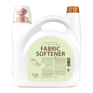 에코블랑 유아섬유유연제 자몽향 5.5L, 1개