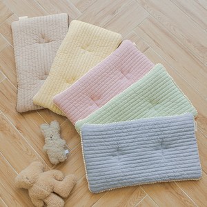 바미블랑 아기 반전매력 낮은 베개 신생아 유아 순면베개, 옐로우