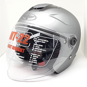MT22 HELMET 썬바이저내장 바이크헬멧 오픈페이스 예마헬멧 630, 무광블랙(MT22), M(57-58)