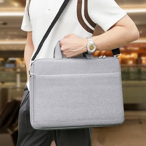 루리브 가벼운 대용량 노트북 가방, 그레이, 1개