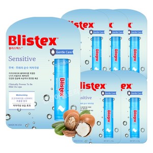 블리스텍스 센시티브 립밤, 4.25g, 6개
