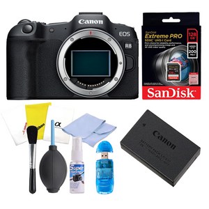 캐논 EOS R8 / 128GB + 정품 배터리 외 액세서리 패키지