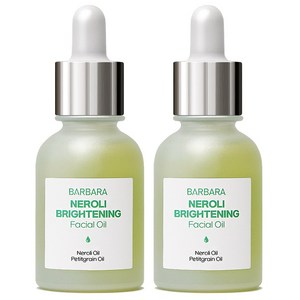 바르바라 네롤리 보습 광채피부 페이스 오일, 2개, 30ml