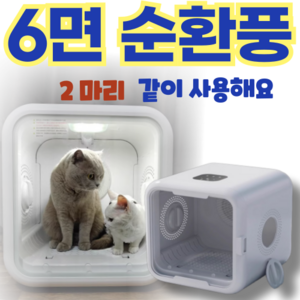 키요펫 펫드라이룸 드라이기 털말리기 드라이하우스 고양이 강아지 털건조기, 디럭스 펫 드라이룸, 1개