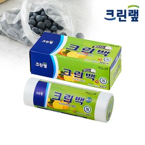 크린랲 크린백 미니 100매 + 크린롤백 미니 200매, 1세트, 미니(XS), 1개