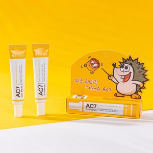 니들샷 여드름스팟케어 트러블 화농성 좁쌀 모공 티샤 AC7스팟세럼 15ml 튜브타입, 2개