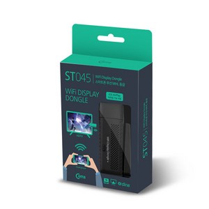 Coms 아이폰지원 미라캐스트 동글 윈도우캐스트 ST045Plus, 1개