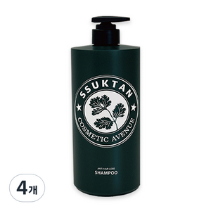 코스메틱에비뉴 쑥탄 탈모샴푸, 4개, 1000ml