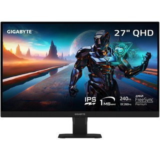모니터 게이밍 사무용 고해상 기가바이트 - GS27QXA 고급 버전 27인치 SS IPS QHD 2560x1440-240Hz/OC 260Hz 1ms MPRT AMD 프리싱크 프, 모니터 게이밍 사무용 고해상 기가바이트 - GS27QX