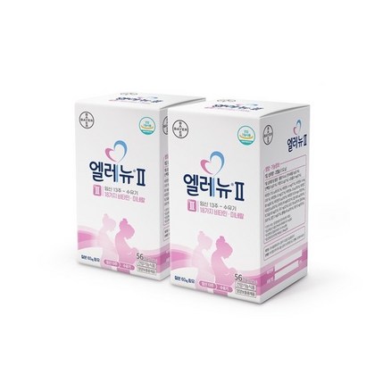 엘레뉴2_56정x2통 /엽산/철분/비타민D 리뷰후기