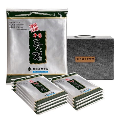 현대수산맛김 보령 대천김 돌김 18봉 리뷰후기