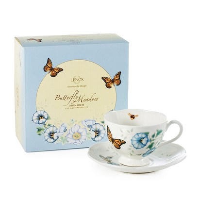레녹스 Butterfy eadow onarch Cu&Saucer Set