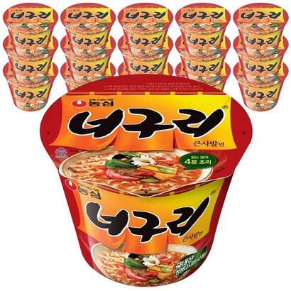 농심 너구리 큰사발