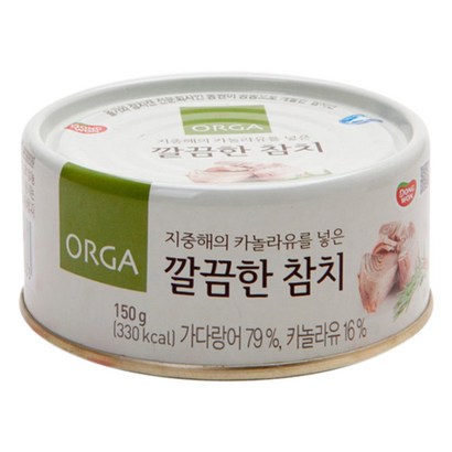 올가홀푸드 ORA 지중해의 카놀라유를 넣은 깔끔한 참치