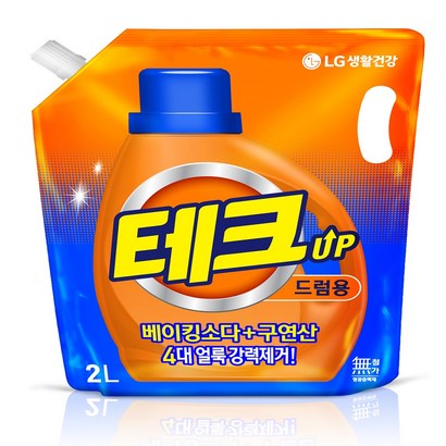 테크 베이킹소다 구연산 드럼용 액상세제 리필